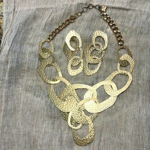 BCBG MaxAzria necklace and earring set